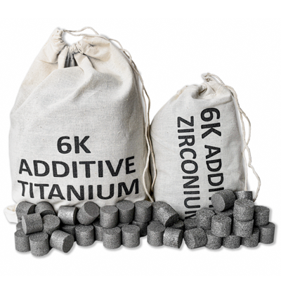 titanium tablets, powder and titanium sponge 