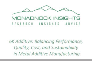 6K Additive AM metal powders study insights: balancing performance, quality, cost & sustainability.
