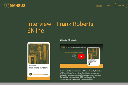 Frank Roberst interview with Mansus